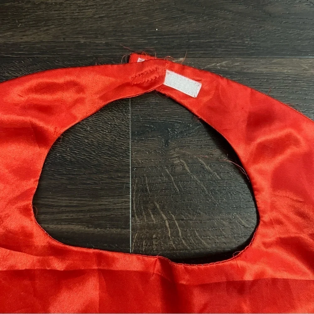 PJ Masks Owlette Superhero Costume Cape Red with Pink Emblem